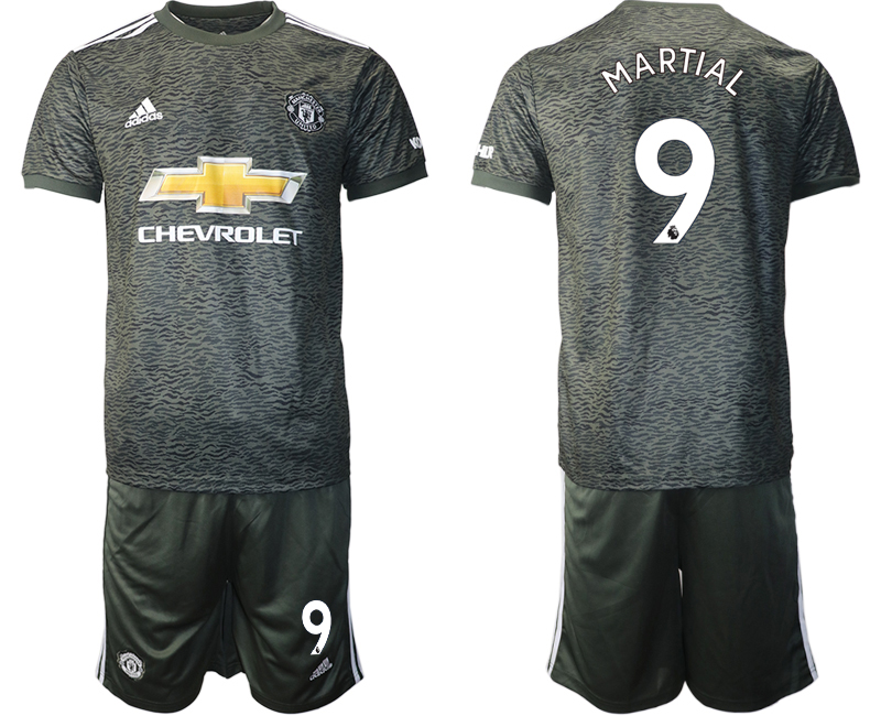 Men 2020-2021 club Manchester United away #9 black Soccer Jerseys